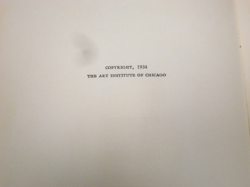 1934 CENTURY OF PROGRESS CHICAGO EXHIBITION PAINTINGS SCULPTURE CATALOG - J 578