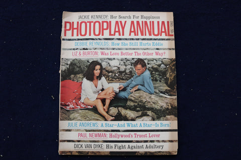 1965 PHOTOPLAY ANNUAL MAGAZINE - ELIZABETH TAYLOR & R. BURTON COVER - E 17847