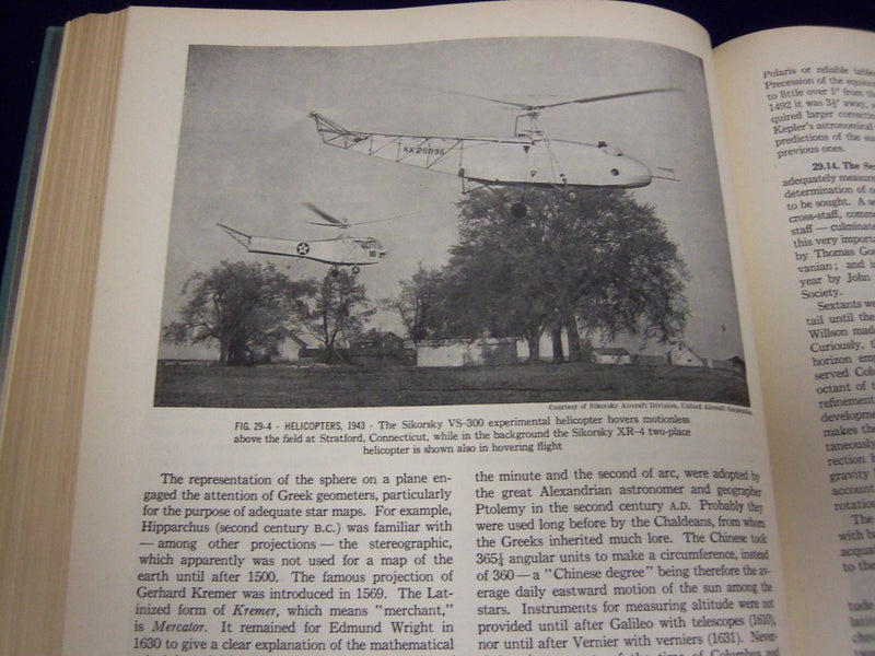1944 MARINE AND AIR NAVIGATION BY JOHN STEWART & NEWTON PIERCE BOOK - - KD 2543