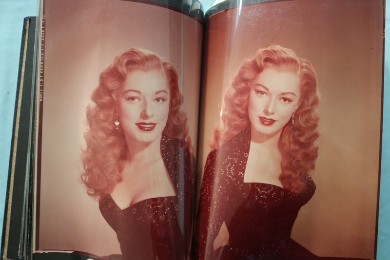 LINDA DARNELL - ELEANOR PARKER - YVONNE DECARLO SCRAPBOOK - E 26479
