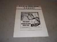 1949 CAUGHT MOVIE PRESS BOOK STARRING JAMES MASON & BARBARA BEL GEDDES - P 108