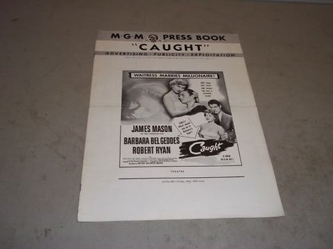 1949 CAUGHT MOVIE PRESS BOOK STARRING JAMES MASON & BARBARA BEL GEDDES - P 108