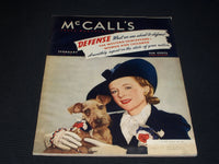 1941 FEBRUARY MCCALL'S MAGAZINE - NICE COLOR COVERS & ADS - E 1034
