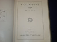 1927 THE ASHLAR OZARK WESLEYAN MISSOURI COLLEGE YEARBOOK - PHOTOS - YB 144