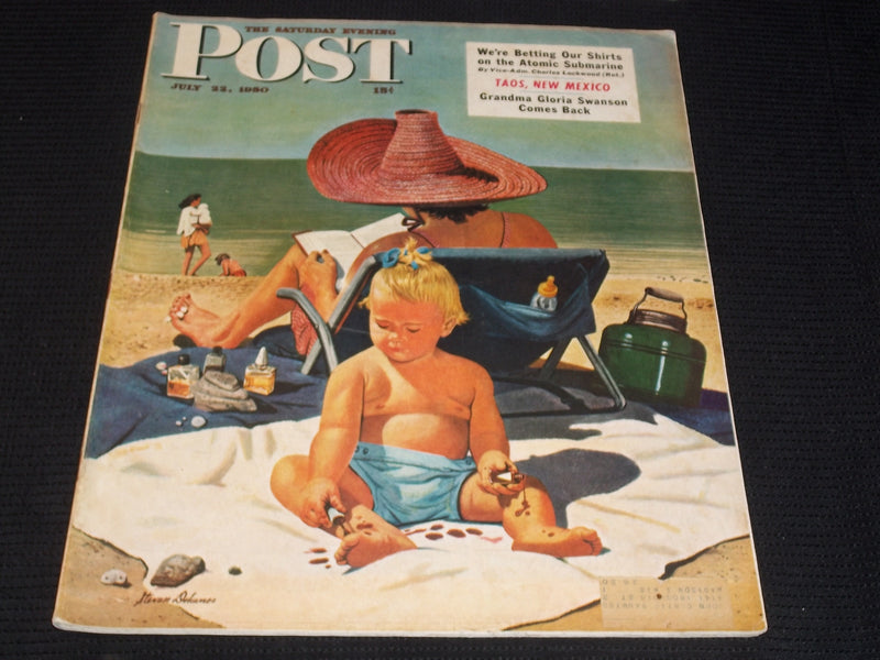 1950 JULY 22 THE SATURDAY EVENING POST MAGAZINE - NICE COVER - E 5846