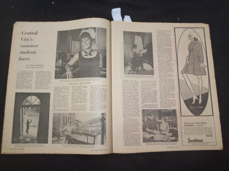1969 JULY 27 DENVER POST CONTEMPORARY SECTION - THE GREAT WALLS - NP 8059