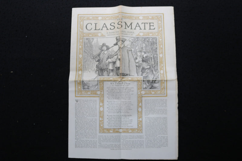 1927 NOVEMBER 19 THE CLASSMATE - PAPER FOR YOUNG PEOPLE - K 2944