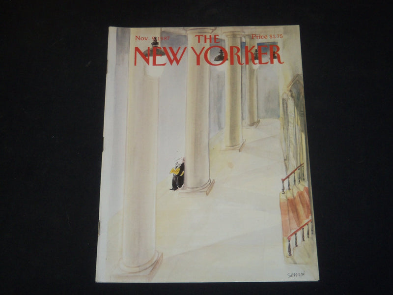 1987 NOVEMBER 9 THE NEW YORKER MAGAZINE - ILLUSTRATED COVER - NY 1348