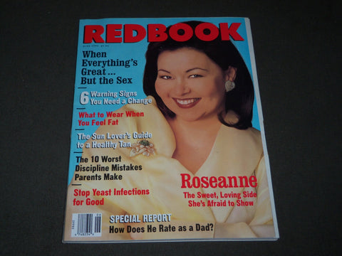 1993 JUNE REDBOOK MAGAZINE - ROSEANNE BARR COVER - B 3099