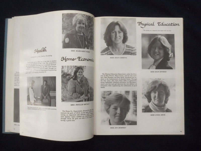 1979 HALCYON IMMACULATE HEART ACADEMY YEARBOOK -WASHINGTON TOWNSHIP NJ- YB 1925L