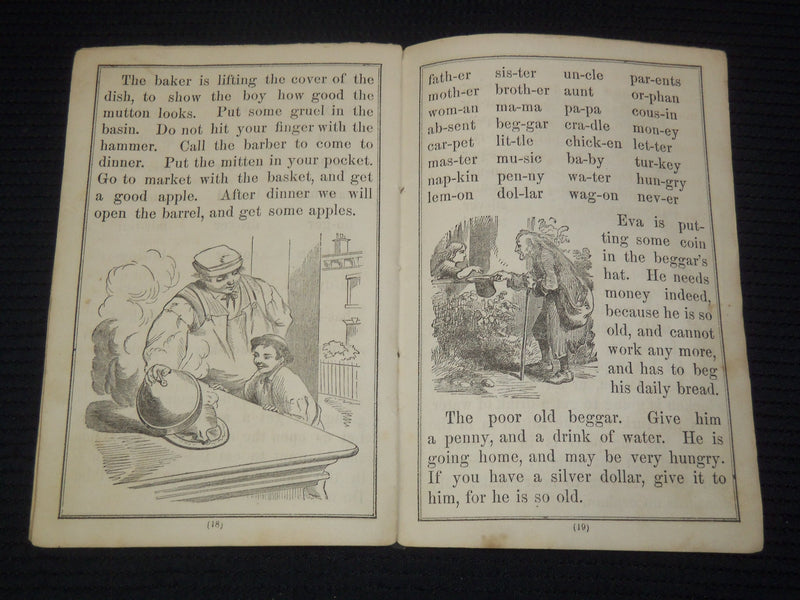 1800'S MOTHER'S PRIMER BOOK BY H. C. GUTHRIE - CHILDREN'S BOOK - K 2599