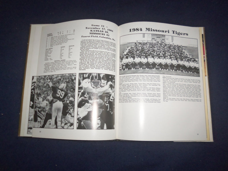 1984-85 MIZZOU SPORTS REVIEW HARDCOVER BOOK - KD 8155