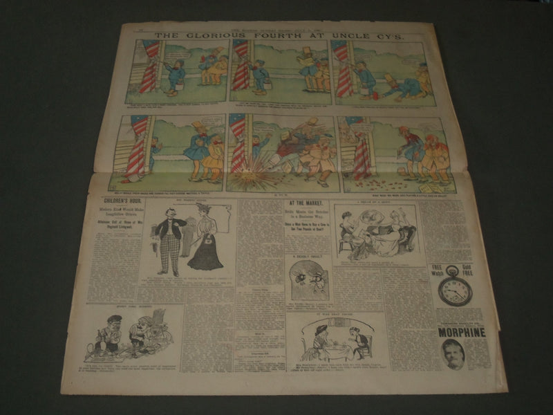 1905 JULY 2 SUNDAY BOSTON GLOBE SUPPLEMENT PART 2 - COLOR COMICS - NP 2778