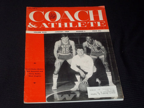 1969 JANUARY COACH & ATHLETE MAGAZINE - WATERS HUMMELL & BAILEY - E 3107