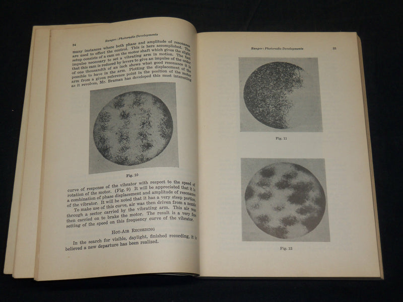 1938 OCTOBER RADIO FACSIMILE SOFTCOVER BOOK VOLUME NO. 1 - RCA - J 5812