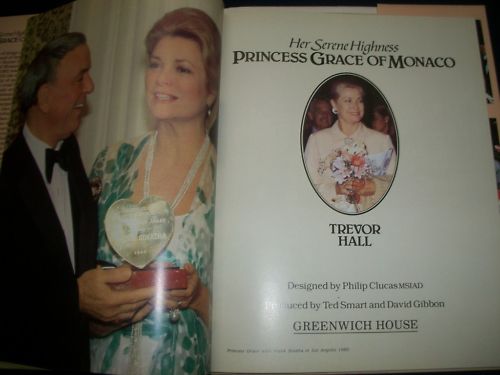 1982 HER SERENE HIGHNESS PRINCESS GRACE OF MONACO BOOK BY TREVOR HALL - KD 794H
