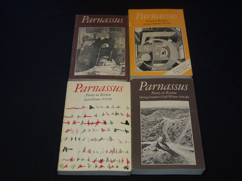 1976-1980 PARNASSUS POETRY IN REVIEW MAGAZINES LOT OF 4 - SOFTCOVER - KD 5295F