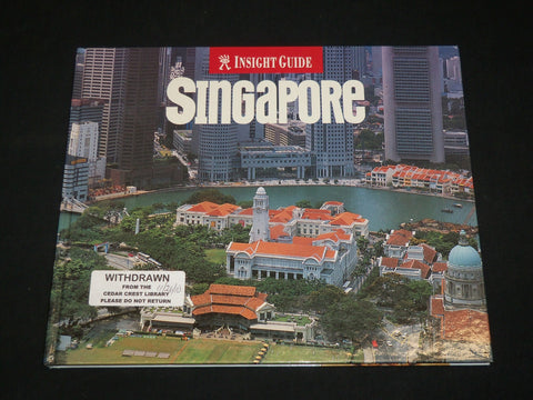 1998 SINGAPORE INSIGHT GUIDE HARDCOVER BOOK - GREAT PHOTOS - I 1877