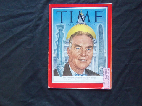1953 AUGUST 17 TIME MAGAZINE - MASSACHUSETTS' GOVERNOR CHRISTIAN HERTER - T 1393