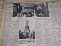 1936 OCTOBER 29 NEW YORK TIMES - CITY THRONGS CHEER ROOSEVELT - NT 2103