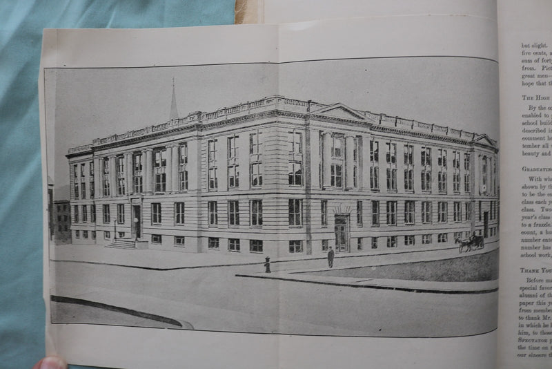 1911-1925 PATTERSON, NJ HIGH SCHOOL - SPECTATOR MAGAZINES - LOT OF 8 - K 3349