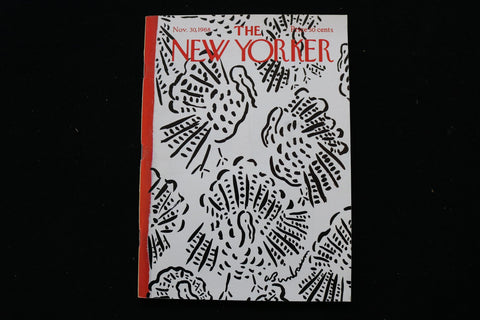 1968 NOVEMBER 30 NEW YORKER MAGAZINE - GREAT ILLUSTRATED COVER - NY 2769
