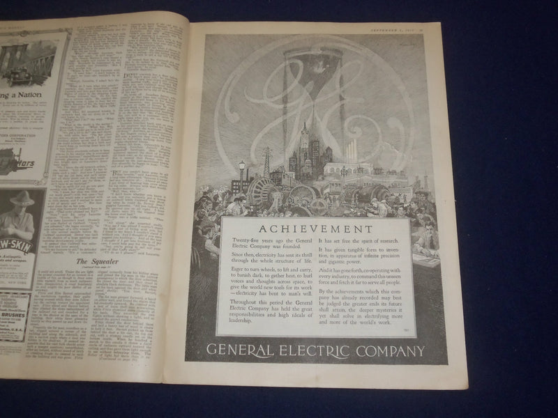 1917 SEPTEMBER 1 COLLIER'S MAGAZINE - NOT IN THE SCRIPT BY C. VAN LOAN - ST 6720