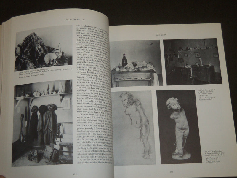 1977 CEZANNE THE LATE WORK BOOK - SOFTCOVER - NICE PRINTS - KD 2062Q