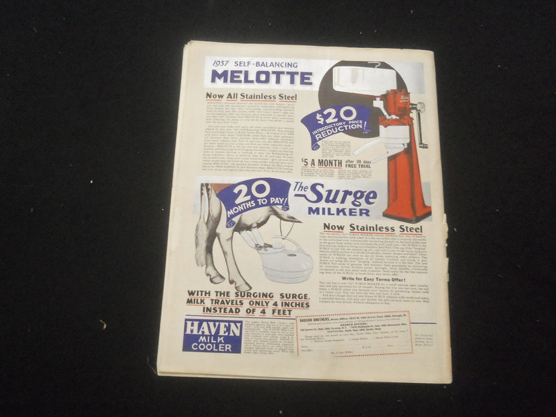 1936 DEC COUNTRY GENTLEMAN MAGAZINE - ILLUSTRATED COVER, STORIES & ADS - ST 734Q