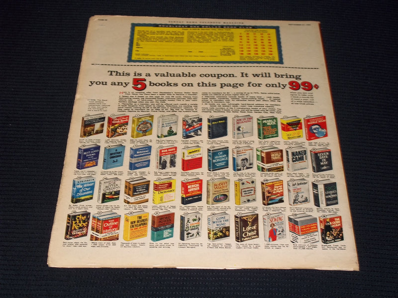 1964 SEPTEMBER 27 SUNDAY NEW YORK NEWS COLOROTO MAGAZINE - BERGEN - E 13032