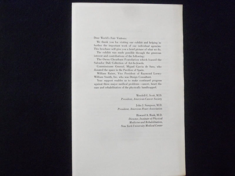 1964 DALI ART-IN-JEWELS SOFTCOVER BOOK - K 185