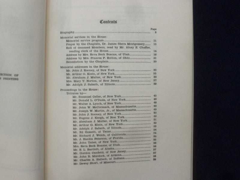 1950 ANDREW LAWRENCE MEMORIAL ADDRES HARDCOVER BOOK - K 206