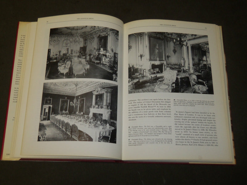 1986 LONDON'S MANSIONS THE PALATIAL HOUSES OF THE NOBILITY BOOK BY PEARCE- D 321