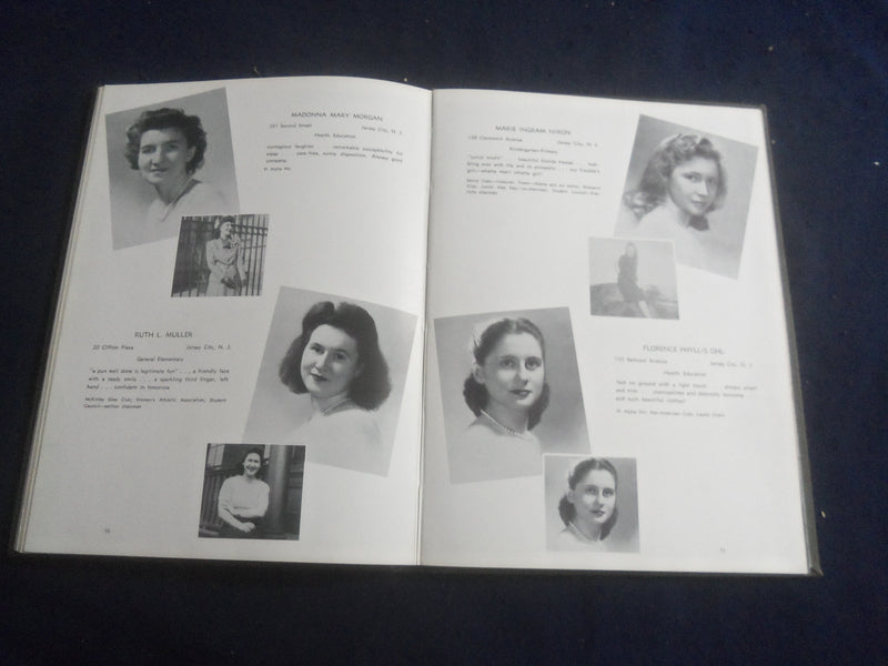 1946 NEW JERSEY STATE TEACHERS COLLEGE AT JERSEY CITY YEARBOOK - YB 2857