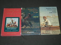 1970-1990 AUCTION PRICES OF AMERICAN ARTISTS BOOKS LOT OF 3 - KD 1983D