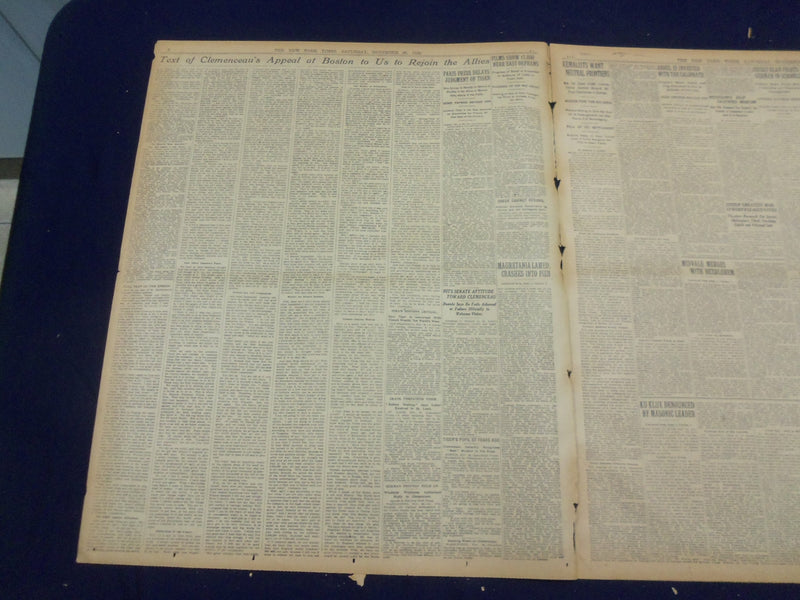 1922 NOVEMBER 25 NEW YORK TIMES - MYSTERY OIL STOCK ON EXCHANGE 1 DAY - NT 8436
