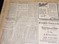 1917 JANUARY 5 NEW YORK TIMES - WILSON TO SEND NOTE TO POWERS - NT 8735