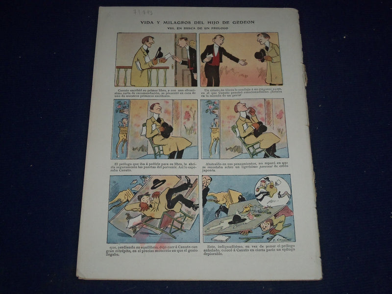 1908 FEBRUARY 22 BLANCO Y NEGRO SPANISH MAGAZINE - ILLUSTRATIONS & ADS - J 1490
