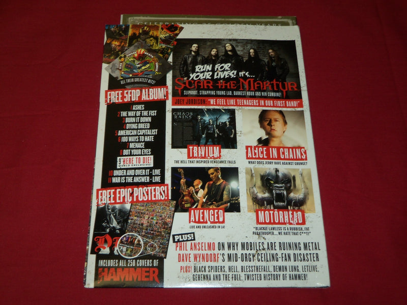 2013 NOV METAL HAMMER MAGAZINE ISSUE NO. 250 - FIVE FINGER DEATH PUNCH- RC 367