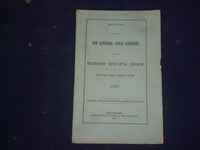 1857 NEW HAMPSHIRE METHODIST EPISCOPAL CHURCH REPORT - J 4602