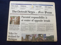 1996 MAY 11 DETROIT NEWS/FREE PRESS NEWSPAPER- PARENTAL RESPONSIBILITY - NP 7214