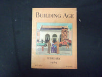 1929 FEBRUARY BUILDING AGE MAGAZINE - GREAT ADS & PHOTOS - ST 2954