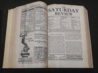 1928 SATURDAY REVIEW 2 BOUND VOLUMES - COMPLETE YR- PUBLISHED IN LONDON - R 1128