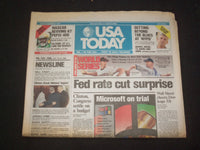 1998 OCTOBER 16-18 USA TODAY NEWSPAPER - FED RATE CUT SURPRISE - NP 7958