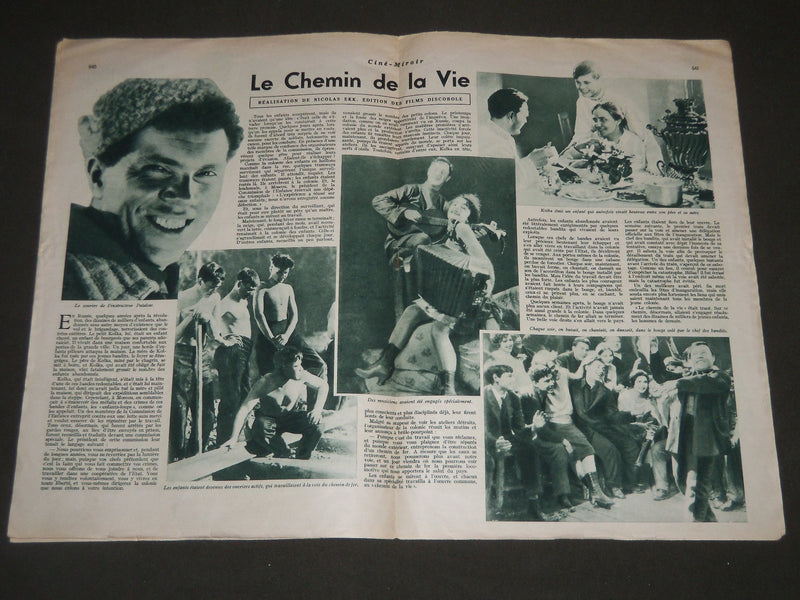 1932 SEPT 30 CINE-MIROIR MAGAZINE - CHEVALIER-MACDONALD - FRENCH - ST 4767