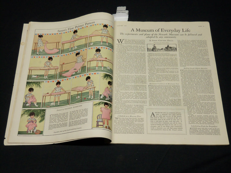 1925 JANUARY WOMAN'S HOME COMPANION MAGAZINE - BEAUTIFUL FRONT COVER - F 567X