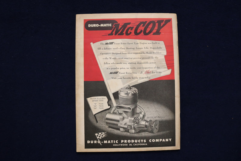 1950 AUGUST AIR TRAILS MAGAZINE - CONVERTAPLANE COVER - E 11417