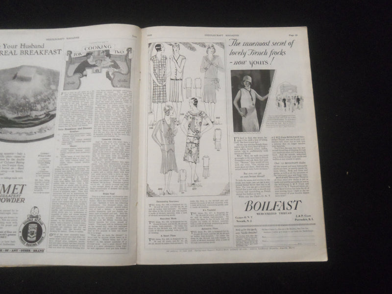 1929 JUNE NEEDLECRAFT MAGAZINE - NICE ILLUSTRATED COVER - SP 885S
