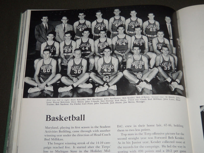 1956 TERRAPIN UNIVERSITY OF MARYLAND COLLEGE YEARBOOK - GREAT PHOTOS - YB 1170