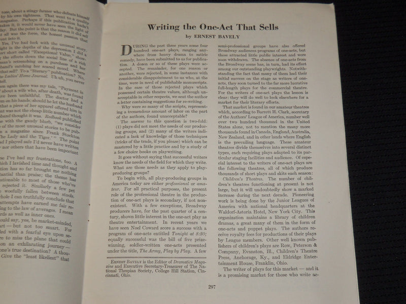 1946 SEPTEMBER THE WRITER MAGAZINE - TOM HANLIN - ALEC RACKOWE - JERARD - K 25